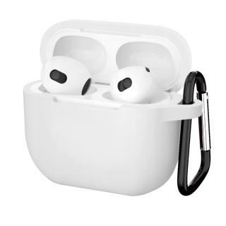 Etui Apple AirPods 3 Silikonowy Pokrowiec Ochronny Case Brelok Obudowa