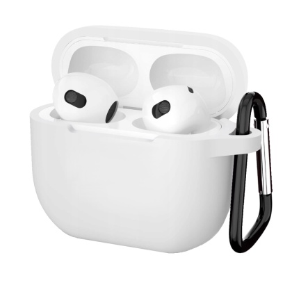 Etui Apple AirPods 3 Silikonowy Pokrowiec Ochronny Case Brelok Obudowa