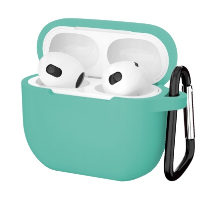 Etui Apple AirPods 3 Silikonowy Pokrowiec Ochronny Case Brelok Obudowa