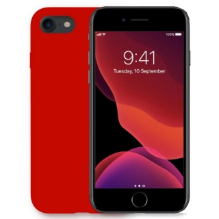 Etui iPhone 7 /8 / SE2020 / SE2022 Czerwona Obudowa Case Pełna Ochrona
