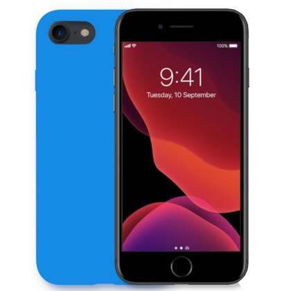 Etui iPhone 7 /8 / SE2020 / SE2022 Niebieska Obudowa Case Pełna Ochrona