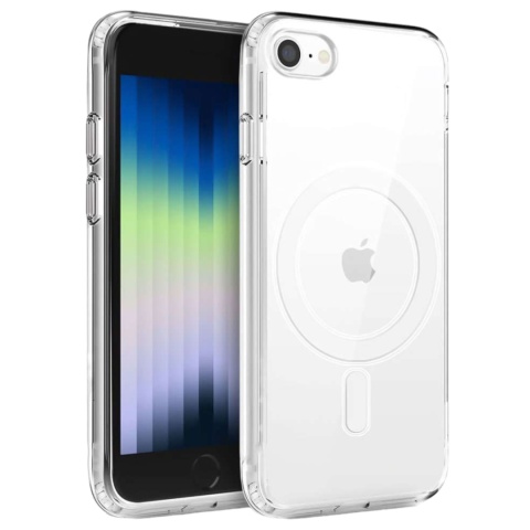 Etui iPhone 7/8/SE2020/2022 Obudowa Magsafe Clear Case Magnetyczne Ochrona Etui iPhone 7/8/SE2020/2022 Obudowa Magsafe Clear Case Magnetyczne Ochrona