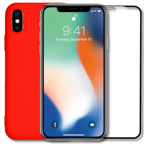 Etui iPhone X / XS Obudowa Magsafe Czerwony Case Magnetyczny Pełna Ochrona Etui iPhone X / XS Obudowa Magsafe Czerwony Case Magnetyczny Pełna Ochrona