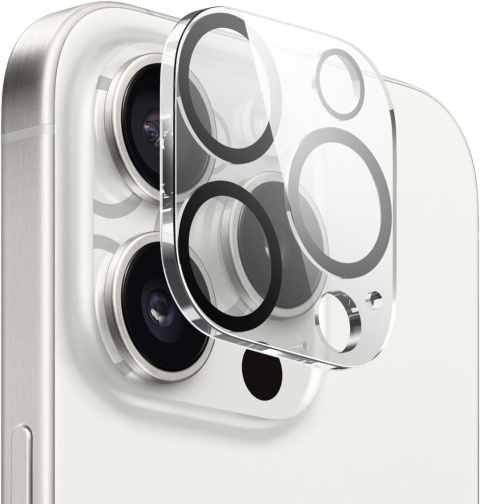 SZKŁO HARTOWANE NA APARAT DO IPHONE 15 PRO / 15 PRO MAX SZKIEŁKO OCHRONNE KAMERY