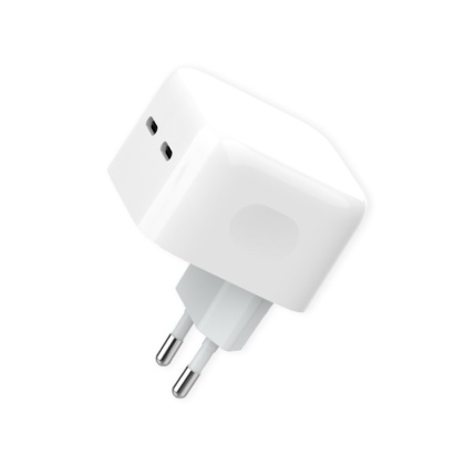 SZYBKA ŁADOWARKA 2x USB C 35W PASUJE DO IPHONE MACBOOK UNIWERSALNA