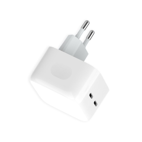 SZYBKA ŁADOWARKA 2x USB C 35W PASUJE DO IPHONE MACBOOK UNIWERSALNA