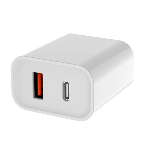 SZYBKA ŁADOWARKA 2w1 USB USB C QC 3.0 20W + PRZEWÓD C - C