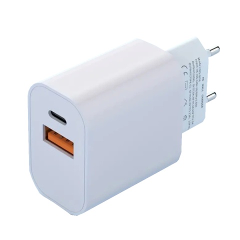SZYBKA ŁADOWARKA 2w1 USB USB C QC 3.0 20W + PRZEWÓD C - C