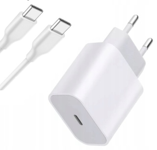SZYBKA ŁADOWARKA KABEL IPHONE 16 15 USB-C 20W