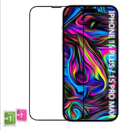 Szkło Hartowane iPhone 15 PLUS / 15 PRO MAX Ochronne Idealnie Dopasowane