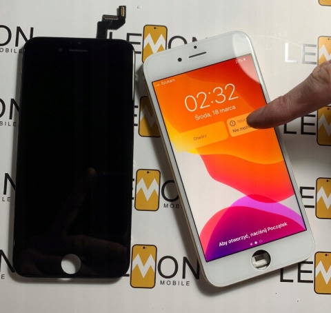 WYŚWIETLACZ ORYGINALNY IPHONE 6S+ PLUS EKRAN RETINA CZARNY