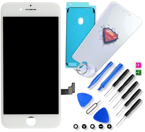 WYŚWIETLACZ ORYGINALNY IPHONE 8+ PLUS EKRAN RETINA BIAŁY