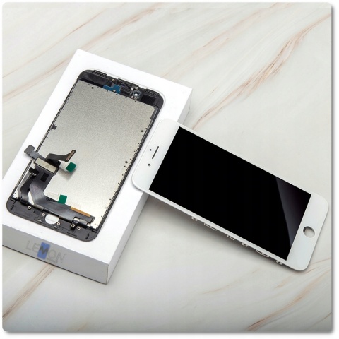 WYŚWIETLACZ ORYGINALNY IPHONE 8+ PLUS EKRAN RETINA BIAŁY