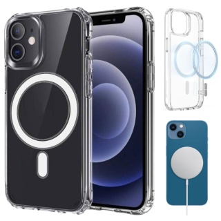 Etui iPhone 11 Obudowa Magsafe Clear Case Magnetyczne Pełna Ochrona