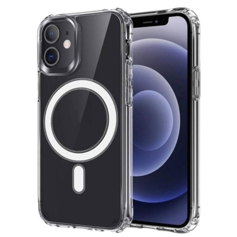 Etui iPhone 11 Obudowa Magsafe Clear Case Magnetyczne Pełna Ochrona Etui iPhone 11 Obudowa Magsafe Clear Case Magnetyczne Pełna Ochrona