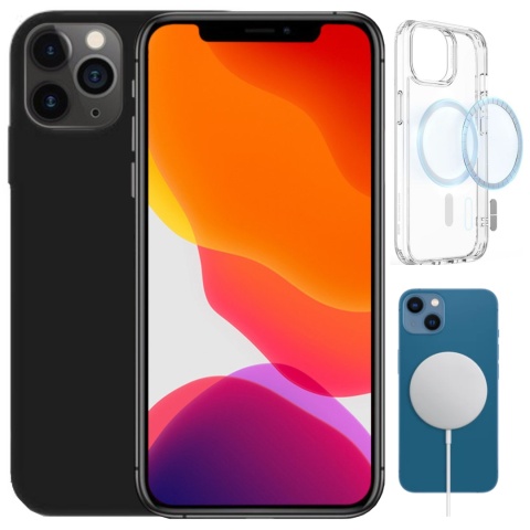 Etui iPhone 11 PRO MAX Obudowa Magsafe Czarny Case Magnetyczny Ochrona Etui iPhone 11 PRO MAX Obudowa Magsafe Czarny Case Magnetyczny Ochrona