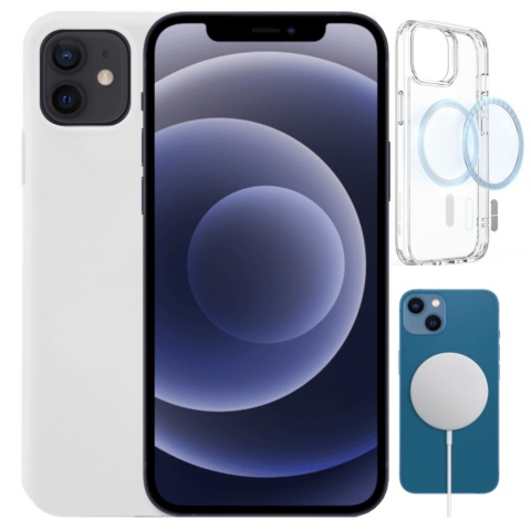 Etui iPhone 12 MINI Obudowa Magsafe Biały Case Magnetyczny Ochrona