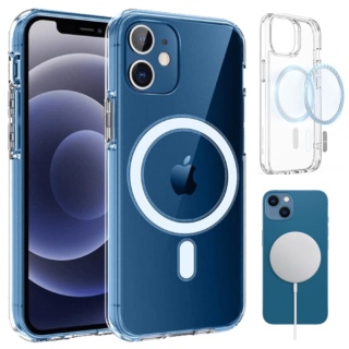 Etui iPhone 12 MINI Obudowa Magsafe Clear Case Magnetyczne Pełna Ochrona