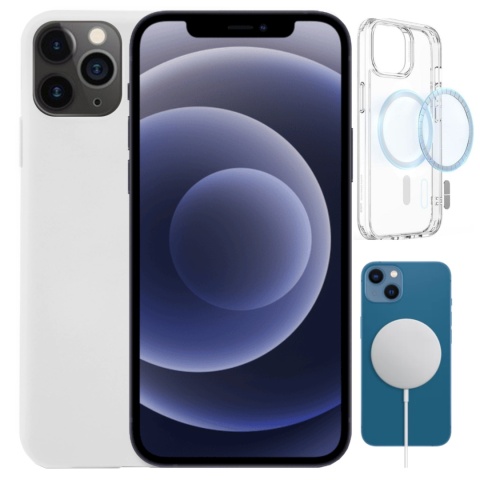 Etui iPhone 12 PRO MAX Obudowa Magsafe Biały Case Magnetyczny Ochrona Etui iPhone 12 PRO MAX Obudowa Magsafe Biały Case Magnetyczny Ochrona
