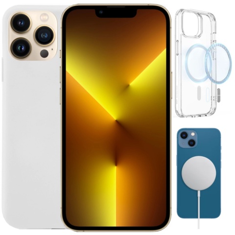 Etui iPhone 13 PRO Obudowa Magsafe Biały Case Magnetyczny Pełna Ochrona Etui iPhone 13 PRO Obudowa Magsafe Biały Case Magnetyczny Pełna Ochrona