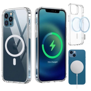 Etui iPhone 13 PRO Obudowa Magsafe Clear Case Magnetyczne Pełna Ochrona