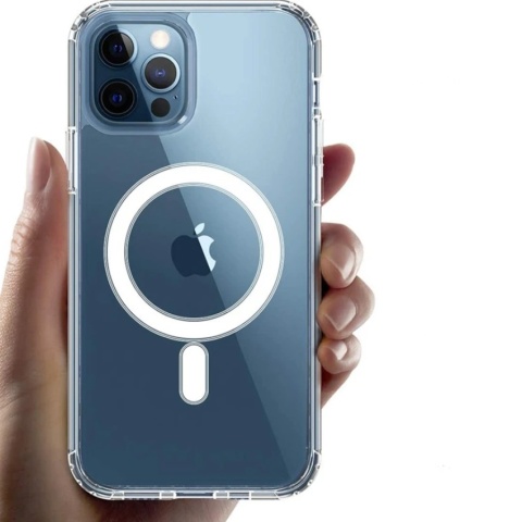 Etui iPhone 13 PRO Obudowa Magsafe Clear Case Magnetyczne Pełna Ochrona Etui iPhone 13 PRO Obudowa Magsafe Clear Case Magnetyczne Pełna Ochrona