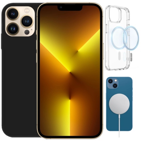 Etui iPhone 13 PRO Obudowa Magsafe Czarny Case Magnetyczny Pełna Ochrona Etui iPhone 13 PRO Obudowa Magsafe Czarny Case Magnetyczny Pełna Ochrona