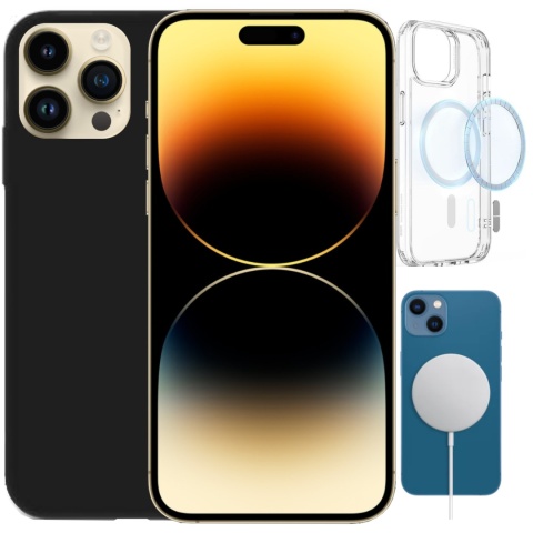 Etui iPhone 14 PRO MAX Obudowa Magsafe Czarny Case Magnetyczny Ochrona