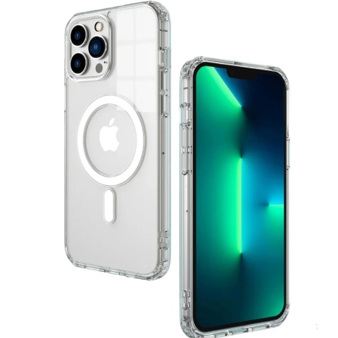 Etui iPhone 15 PRO MAX Obudowa Magsafe Clear Case Magnetyczne Pełna Ochrona
